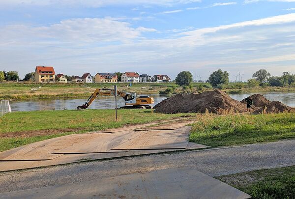 Böschungsarbeiten Riesa F29 | Foto: Kristin Göpfert